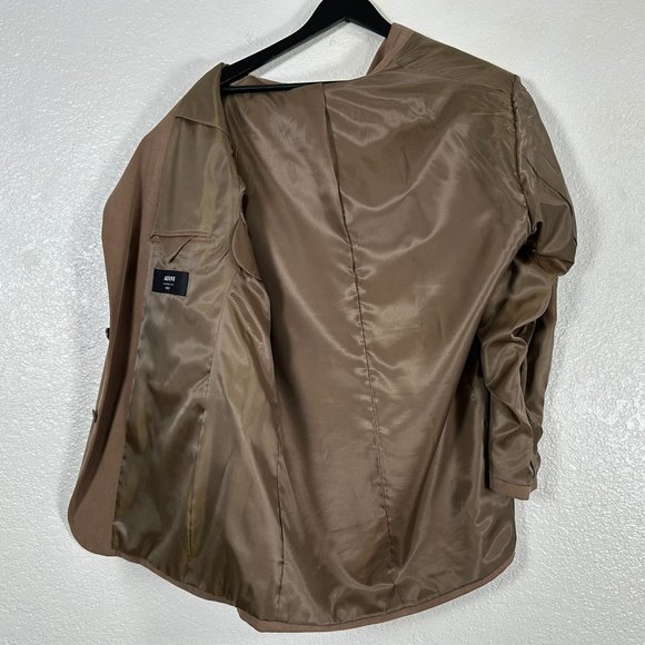 Alfani 100% Silk Corduroy Blazer in Light Brown Men's Size 46R - Picture 9 of 11